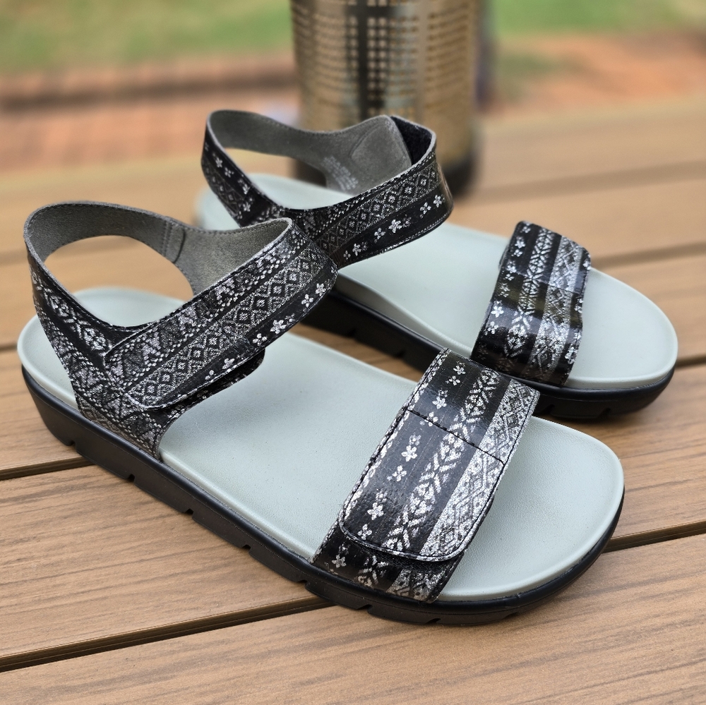 Women's ALEGRIA Sandal Open Toe Black Sandals Size 42/ 10.5-11 - Picture 8 of 9